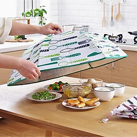 Mua Lồng Bàn Giữ Nhiệt  Chống Bụi Và Côn Trùng Cỡ Lớn Có Thế Gấp Gọn CÓ KHUNG SẮT ( GIAO MÀU NGẪU NHÊN)
