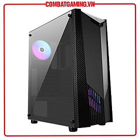 CASE MSI MAG SHIELD 110R (Mid Tower/Màu Đen/ Kèm 2 Fan ) - Hàng Chính Hãng