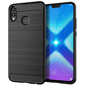 Ốp Lưng Dẻo Dành Cho Honor 8X Vân Xước Chống Sốc - Hàng chính hãng