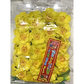 Mua combo 2 Bịch 40 bông mai đào giả kèm lá kẽm trang trí tết