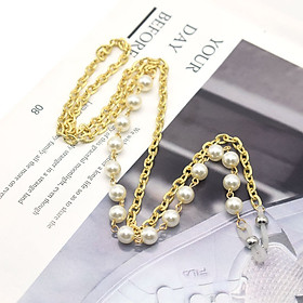 Chuỗi dây kim loại đeo gọng kính chống thất lạc dây chuyền đeo cổ phụ kiện kính cá tính