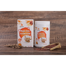 Bột ngũ cốc hỗ trợ giảm cân Quê Việt Hộp 500 Gr