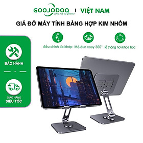 Mua  HÀNG CHÍNH HÃNG GOOJODOQ  BD3033 Giá đỡ Laptop - Giá Đỡ Máy Tính Bảng Có Thể Điều Chỉnh Cho iPad Giá Đỡ Hỗ Trợ 12.9 Inch Kim Loại