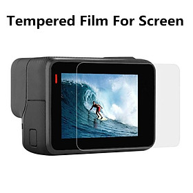 Go Pro Accessories Tempered Film For Gopro Hero 7 6 5 Tempered Glass Screen Protector For Go Pro Hero 5 6 7 Black Silver White
