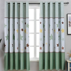 Mua Rèm treo cửa sọc sao chiều cao 2m (nhiều kích thước  vải dày đẹp)