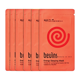 Combo 6 Gói Mặt Nạ Ngủ Cấp Năng Lượng Beuins Energy Sleeping Mask
