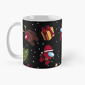 Cốc sứ in hình Among Us Giáng sinh