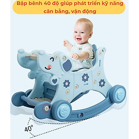 Hình ảnh Ngựa bập bênh kiêm xe đẩy cho bé 5 trong 1