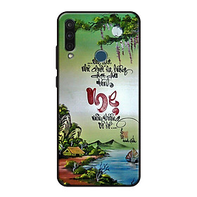 Ốp lưng điện thoại VSMART JOY 3 viền silicon dẻo TPU hình Thư Pháp - Hàng chính hãng