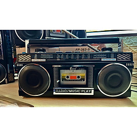 Mua Đài FM Radio FP-362S 2 Loa kiêm loa bluetooth- Sạc Năng Lượng Mặt trời  Đài FM  AM  SW1-2  đài FM Hàng Chính Hãng