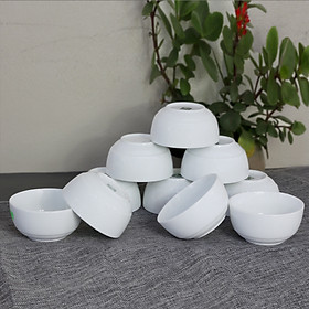 Mua Bộ bát ăn cơm men trắng chính hãng gốm sứ Bát Tràng