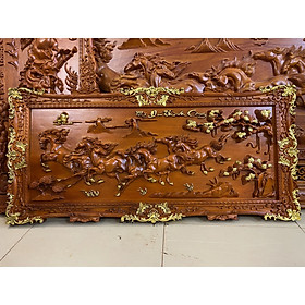 Mua Tranh gỗ treo tường mã đáo thành công - gỗ hương đỏ