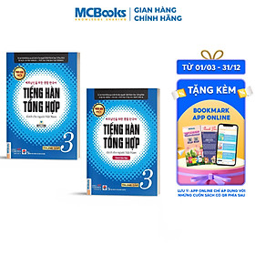 Sách Trọn bộ tiếng hàn tổng trung cấp 3(SGK và SBT) Phiên bản trắng đen
