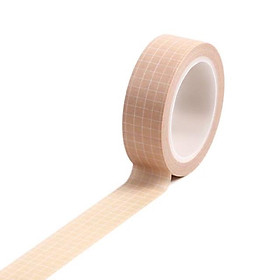 Cuộn washi tape caro cơ bản dài 10m
