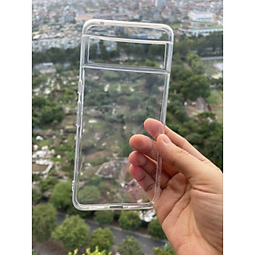 Hình ảnh Ốp lưng cho Google Pixel 8 , Pixel 8 Pro silicon trong suốt hãng GOR bảo vệ Camera Hàng nhập khẩu