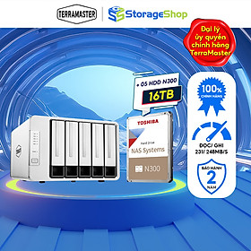Mua Bộ thiết bị lưu trữ DAS TerraMaster D5-310 5-bay+N300 Hàng chính hãng