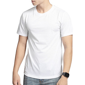 Áo Thun Nam Cotton Ngắn Tay Cổ Tròn Nhiều Màu TSIMPLE, Áo Phông Cổ Tròn Cộc Tay Basic Thoáng Mát Chuẩn VNXK