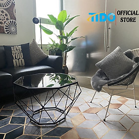 Mua Bàn Sofa Kim Cương mặt kính cường lực TI-BKC01