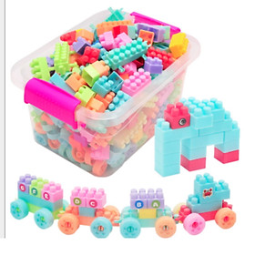 Bộ đồ chơi lắp ghép xếp hình giúp phát triển trí tuệ bằng nhựa cho bé, bộ đồ chơi thông minh 206776