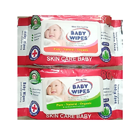 Thùng 50 gói khăn ướt baby Wipes