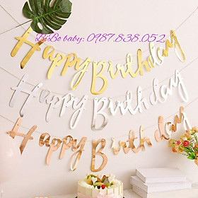 Mua Dây chữ Happy birthday ép kim kiểu chữ rời