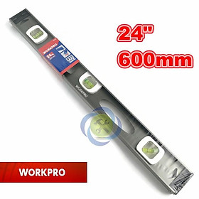 Thước thủy 600mm vỏ nhôm Workpro W062006 không có nam châm