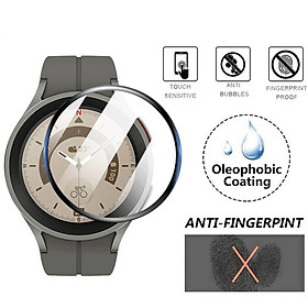 Miếng dán cường lực 3D Full mặt kính cho Samsung Galaxy Watch 5 Pro 45mm