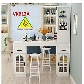 Mua Quầy bar mini kết hợp tủ rượu VKB12A ( không kèm ghế) - Nội thất lắp ráp Viendong Adv