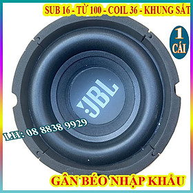 Mua CỦ LOA SUB LOA SIÊU TRẦM JB 16 TỪ 100 COIL 36 HÀNG NHẬP KHẨU- GIÁ 1 CHIẾC