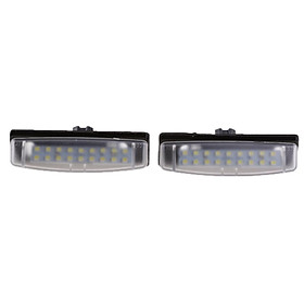 1 Pair Number License Plate LED Light Lamp For Toyota Camry Prius Lexus