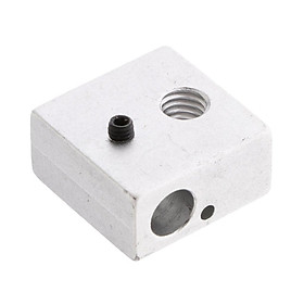 M6 6mm Extruder Hotend Nozzle Throat Heater Block for   3D Printer