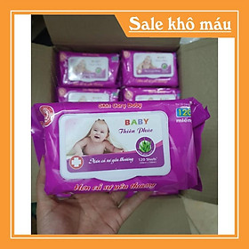 Khăn ướt Thiên Phúc loại 120 tờ, không mùi