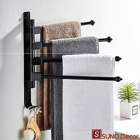 Giá Treo Khăn Phòng Tắm Hàng Cao Cấp, Dán Tường Tiện Dụng, Tiết Kiệm Diện Tích