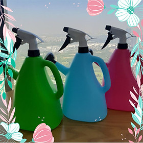 Bình Xịt Tưới Hoa Cây Cảnh Ban Công Chung Cư 1 Lít; 2 Dạng Vòi 3 Kiểu Tưới, Phun Sương, Phun Mưa, Phun Thuốc Muỗi Mối ( Nhiều Mầu Sắc Lựa Chọn)