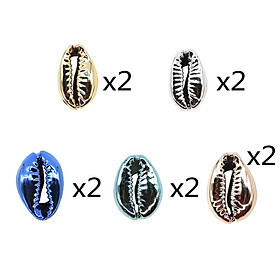 13PCS/Set Hair Braid Rings Shell Pendants Braiding Hair Decoration Dreadlocks DIY Hair Braid Accessories for Women and