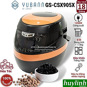 Nồi nấu trân châu tự động đa năng Yubann GS-CSX905X - 8 lít - Hàng chính hãng