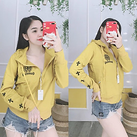 Áo khoác nỉ thun coton da cá chống nắng cao cấp nhiều màu MS10 Freesize 40- 56kg