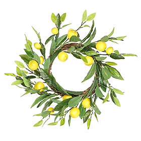 18inch Artificial  for Front Door  Wreath with Green Leaf