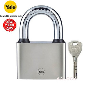 Mua Ổ khóa treo cỡ to Yale Y112/70/137/1 size 70  giữ chìa. Loại khóa bấm chống cắt  chống trộm dùng được ngoài trời
