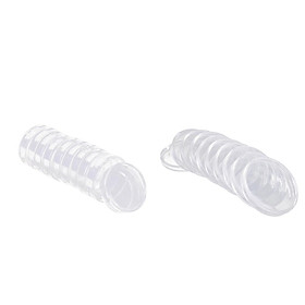 Coin Holder Capsules Round Clear Plastic Coin Holders Collectors Storage Capsules 70mm and 80mm