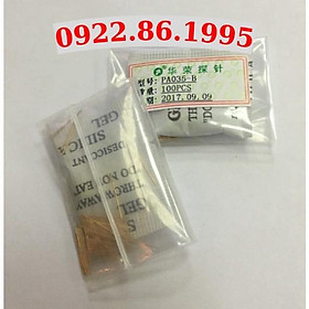 GiáTốt Huarong Thăm Dò 50 # Kim Dẫn Điện Lò Xo P035-B PA035-B1 Đầu Tròn Kim Thử Mạ Vàng new