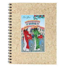 Sổ Tay Giấy Xoắn QNB016