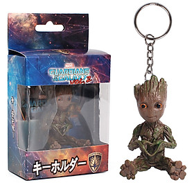 >> BÁO GIÁ Khẩu Trang Guardian | Shopee Lazada Sendo Tiki mới nhất 62 Creative Guardians Galaxy Tree Baby Groot Shaped Pvc Figure Model Key Chain