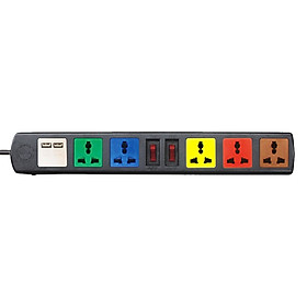 Ổ Cắm Đa Năng Có Cổng Sạc USB LIOA 6D32NUSB/6D32N2XUSB