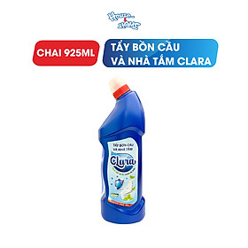 Nước tẩy rửa bồn cầu và nhà tắm Clara hương bạc hà chai 925ml