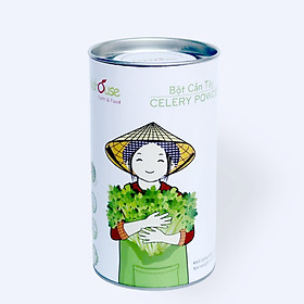 Bột cần tây hữu cơ nguyên chất sấy lạnh Dalahouse - Mẫu mới 2022 Hộp - Hỗ trợ giảm cân, cao huyết áp, ngăn chặn gia tăng mỡ trong máu - Hộp giấy