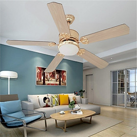 Mua Quạt trần hiện đại phòng khách phòng ngủ êm gió không ồn điều khiển từ xa hiện đại QTD