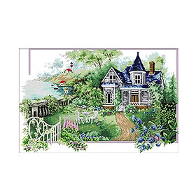 DIY Handmade Needlework Cross Stitch Set Embroidery  Precise Printed Summer