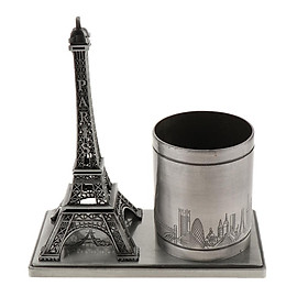 Eiffel Tower Pen Holder Pencil Container Makeup Brush Holder Organizer