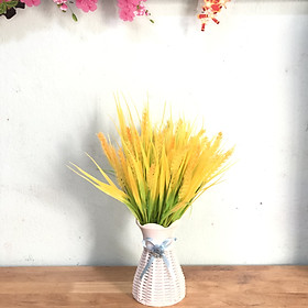 Mua Bình hoa giả bình bông lúa vàng (cả lọ và hoa)